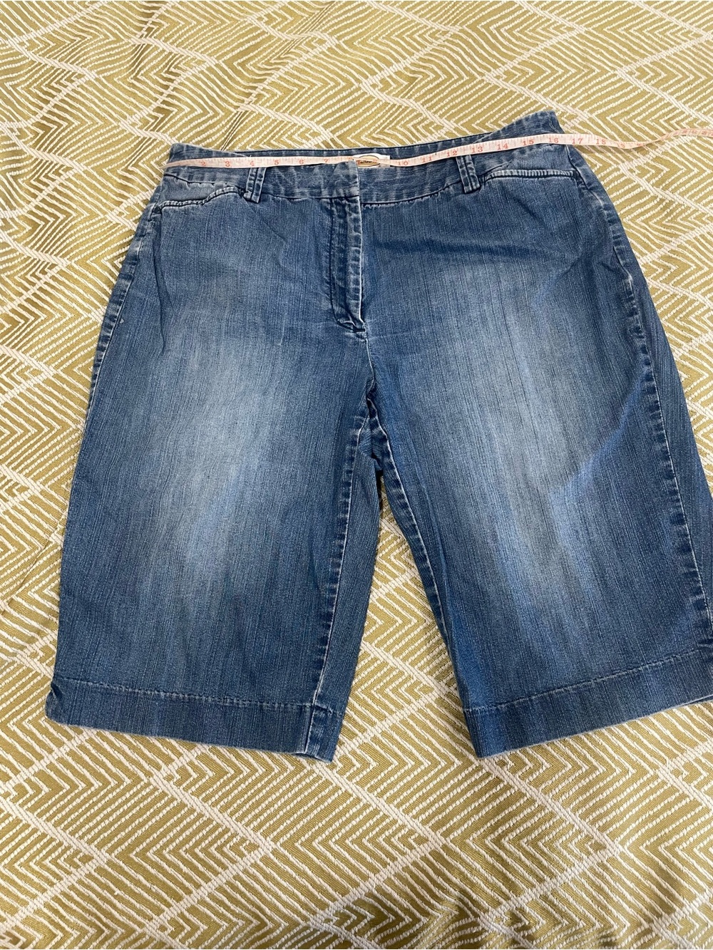Talbots Blue Denim Bermuda Shorts